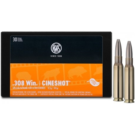 RWS .308 Win. Cineshot 9,5g/147grs. 30 Stück